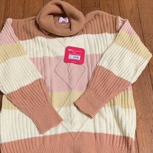 Isabel Maternity by Ingrid & Isabel Colorblock Turtleneck Sweater